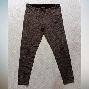 Tuff Athletics Leggings Black and Gray Pattern M
